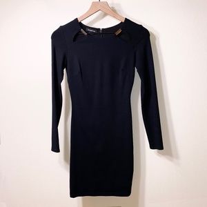 bebe Black bodycon Mini Dress